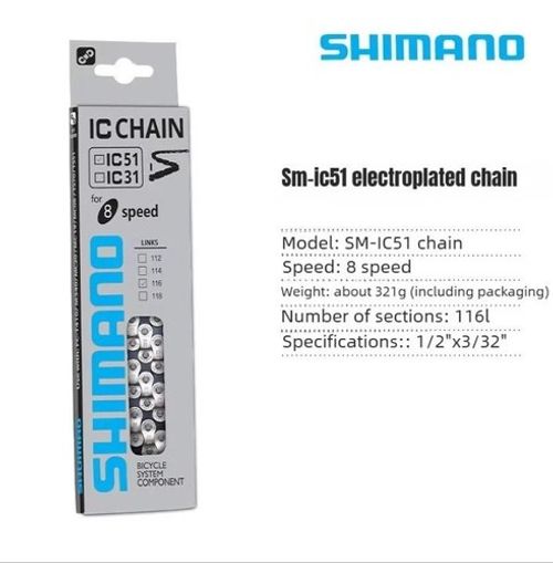 Shimano Deore 6/7/8/9/10/11 Speed Chain 116 Links MTB Road Bike Bicycle UK