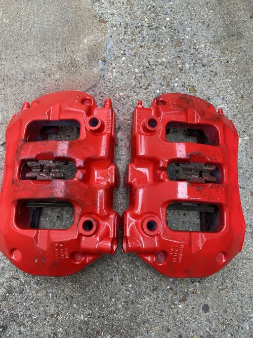 Porsche Cayenne and touareg Rear Caliber Brake Caliper Left and Right Set — image 1