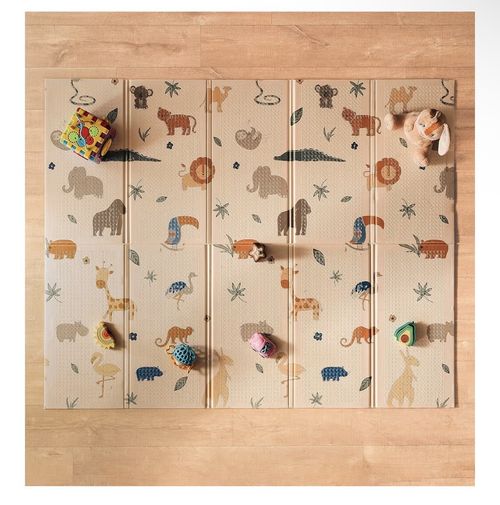 Nuby Foldable Reversible Play Mat - Easy Clean | Reversible | Waterproof — image 1