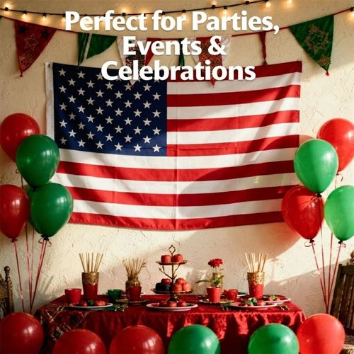 USA American National Flag 5X3FT Independence Day Football World Cup Fan Support — image 8