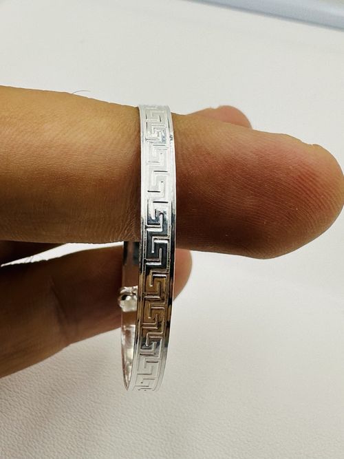 925 Sterling Silver Personalised Baby Christening Bangle  Gift Boxed - New — image 6