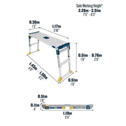 Werner Adjustable Linking PRO Work Platform Multi-Purpose Height 0.76m — image 12