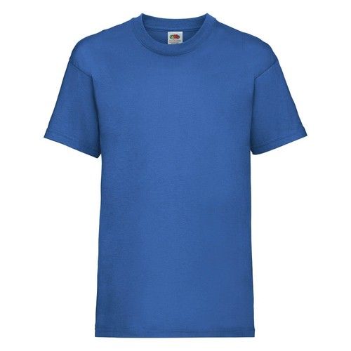 Fruit Of The Loom Kids T Shirt Boys Girls Plain 100% Cotton School PE Sports Top