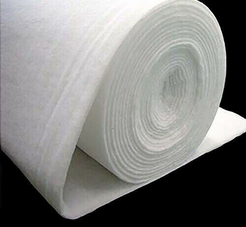 Polyester Fire Retardant Wadding Batting Upholstery Quilting 60" Wide 2Oz Per m