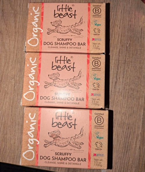 Little Beast Organic Scruffy Dog Shampoo Bar 100g For All Sizes & Breeds — image 1
