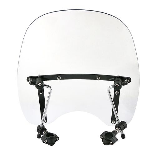 Motorcycle Windshield WindScreen Deflector  For 1'' 7/8'' Handlebars Motorbike — image 5