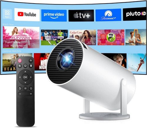 4K 5G Projector Smart HD LED WiFi Bluetooth HDMI USB Android Office Home Theater