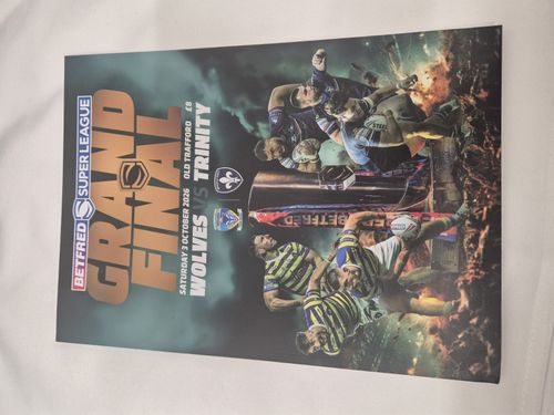Super League Wolves Vs Trinity GRANDFINAL Program — image 1