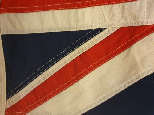RAF Fully Sewn Embroidered 1 Yard Cotton Ensign Flag with Rope and Toggle — image 7