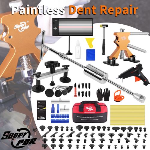 PDR Tool Car Paintless Kit Dent Puller Lifter Repair Removal Hail Tabs Glue Gun — image 1