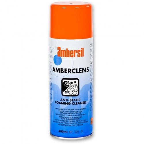 Ambersil Anti Static Foam Cleaner 400ml Multi Purpose Electronics Cleaning Spray