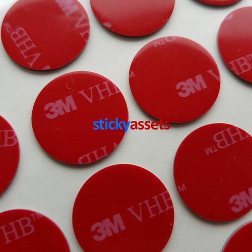 3M DOUBLE SIDED STICKY PADS Strong Heavy VHB Adhesive Mounting Tape Square Round — image 2