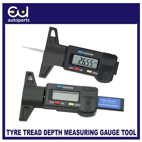 DIGITAL TYRE TREAD DEPTH MEASURING GAUGE TOOL – CAR VAN TRUCK MOTORBIKE THREAD