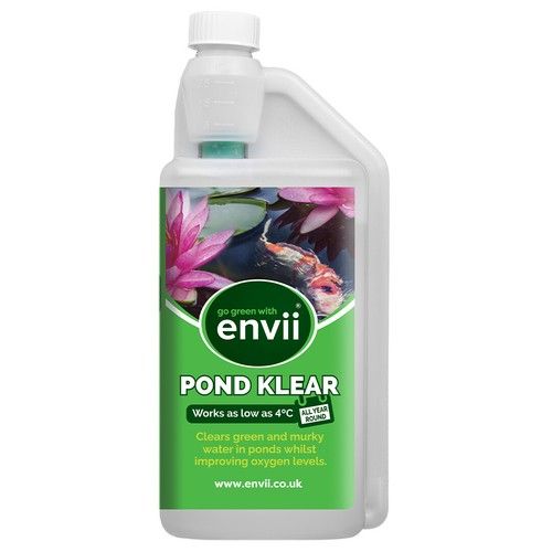 Envii Pond Klear Natural Treatment Clears Green Murky Cloudy Water Safe For Fish