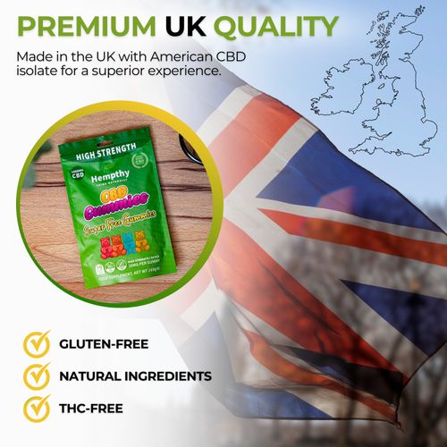 CBD Gummies Sugar Free - 1000mg High Strength - 50 Pack — image 6