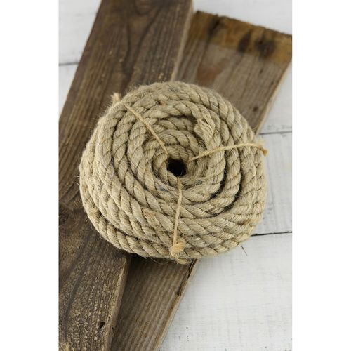100% Natural Jute Hessian Rope Cord Braided Twisted Boating Sash Garden Decking — image 3