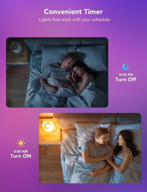 Govee RGBWW Smart Bulb E27, Light Bulbs 800LM, 2 Packs Multi-colored — image 6