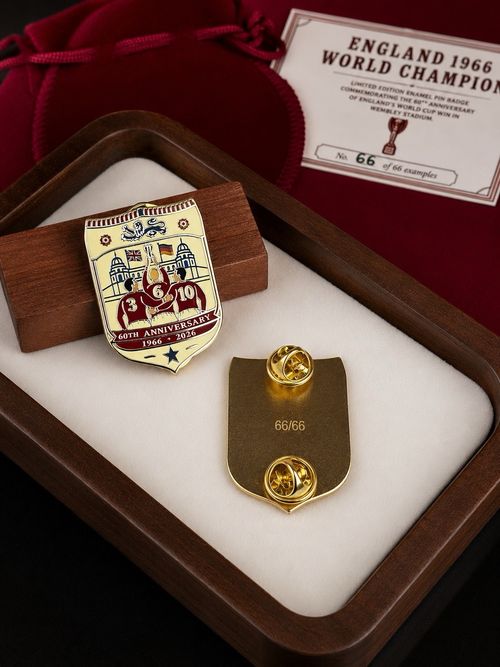 England 1966 World Cup, 60th Anniversary Badge 2026, Limited Release - One of 66 — image 2