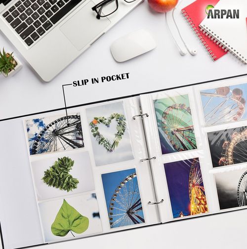 20 Slip in Refill Sheets to Hold 200 Photos for Large Ringbinder 6x4 Photo Album — image 8