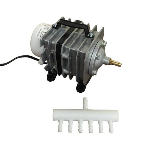 Pond Air Pump Koi Fish Pond Hydroponic Piston Compressor Fish Tank Aquarium