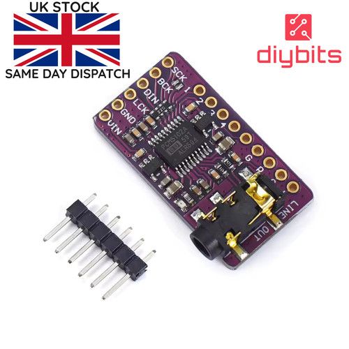 PCM5102A AUX Stereo Digital Audio DAC I2S Decoder Voice Player Module PCM5102