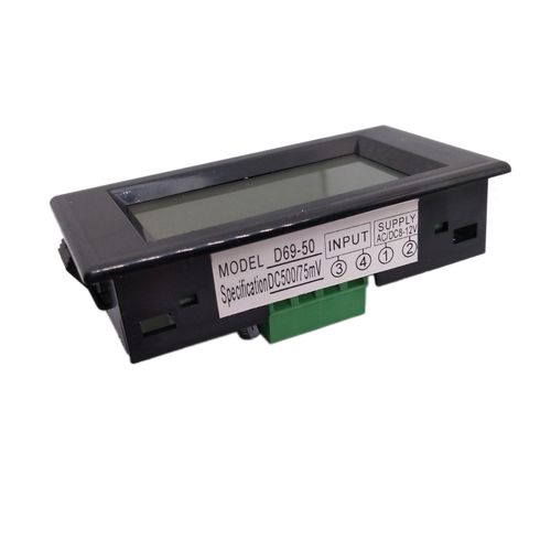 Blue LCD Digital AMP Current Panel Meter Ammeter DC 500A & Shunt — image 3