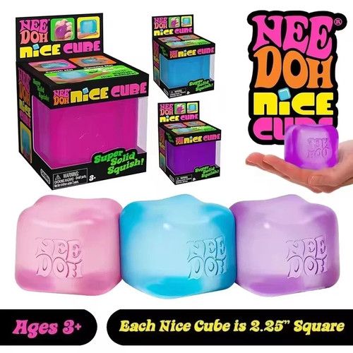 2026 Schylling Needoh Nice Cube Sensory Toys Anti-Stress Blocks Stress Relief