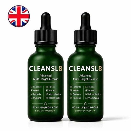 2PACK CLEANSL8 Herbal Drops Natural Plant Extract Daily Wellness Support UK🌿