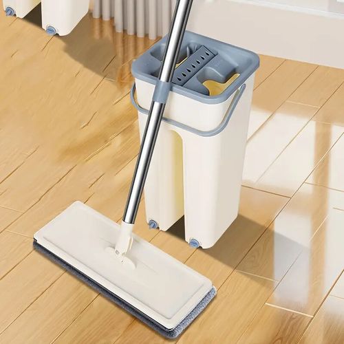 10 PacK 360° Flat Mop and Bucket Set Mop Dry Squeeze & Multi-Functional Wash — image 7