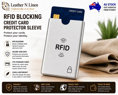 5 Pack RFID Blocking Sleeves Credit Card ID Protector Anti Scan Holders AU Stock — image 3