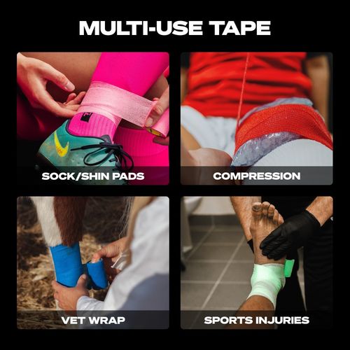 6 or 24 Rolls SPORTTAPE Cohesive Self-Adhesive Bandage, 3 Sizes Compression Wrap — image 9