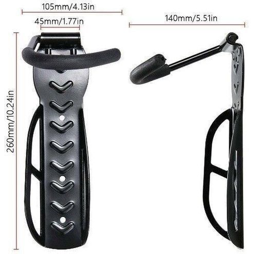 Wall Mounted Bike Rack Hook Storage Hanger Hanging Stand Bicycle Holder UK Stock — image 2