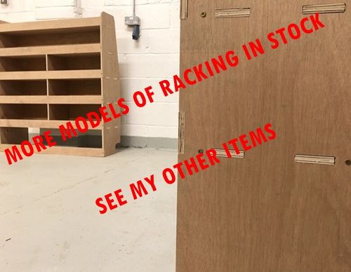 FORD TRANSIT CUSTOM CREW CAB DOUBLE CAB VAN RACKING - STORAGE - SHELVING SWB  — image 3