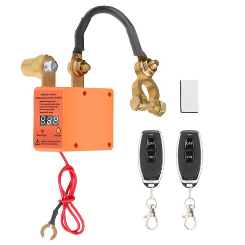 Wireless Remote Car Battery Disconnect Relay Master Kill Cut-off Switch Isolator — image 2