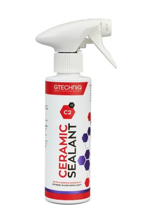 Gtechniq C2 Ceramic Sealant Car Shine Coating UV Rays & Dirt Protection 250mL