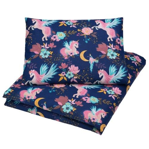 COT BED 2 PIECE BEDDING SET  BABY TODDLER JUNIOR BED DUVET COVER PILLOWCASE