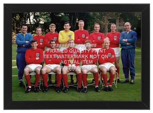 SQUAD TROPHY ENGLAND 1966 WORLD CUP FINAL QUALITY PHOTO PRINT TROPHY TEAM