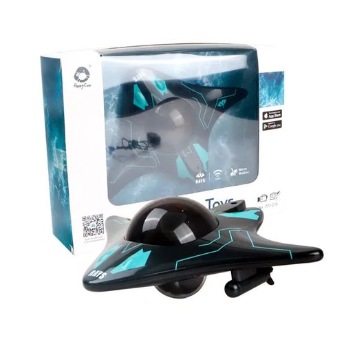 RC Boat Submarine with Camera, Underwater WiFi FPV Remote Control Toy Drone Ship — image 16