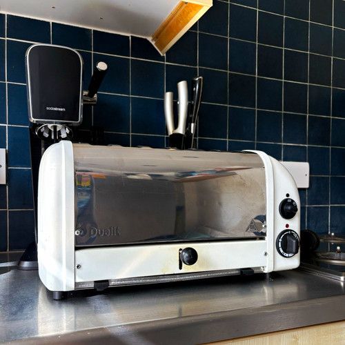 Dualit 6 Slice Classic Vario Toaster 60146 White Chrome – Tested & Working