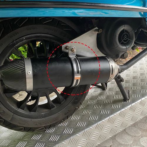 Motorcycle Exhaust Muffler Silencer Hanger Clamp Strap Mount Bracket — image 4