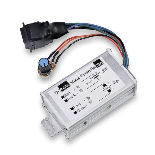 Motor Stepless Variable Speed Control Controller Switch 12V 24V Max 20A PWM DC # — image 3