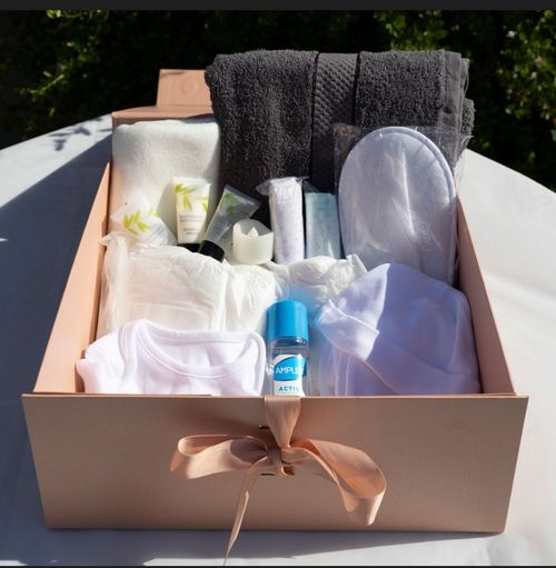 Pre Packed Maternity/Hospital Luxury Labour Box for Newborn Baby and mum — image 1
