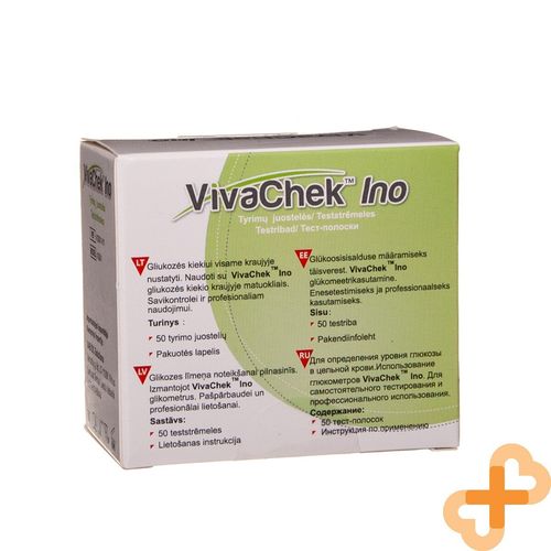 VivaChek Ino Diagnostic Strips 50 Pcs. Blood Glucose Test Strips — image 22