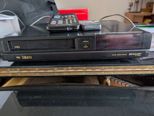 Sharp Vc-t310hm Vintage VHS Player With Remote — image 10