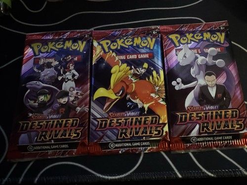 Pokémon TCG: Scarlet & Violet - Destined Rivals Booster Pack x3 (Sealed)
