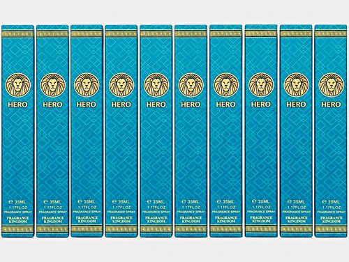 Fragrance Kingdom Hero 35ml Fragrance Spray Job Lot of 10 Brand New