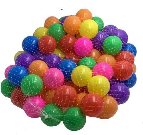 100 x Soft Plastic Ocean Balls Children Pit Kids Colourful Toys Play Pool Ball