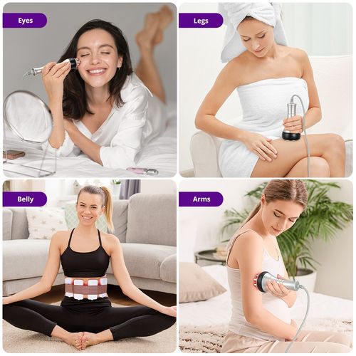 6 in 1 Unoisetion Cavitation 80K RF Vacuum Machine Body Massage Facial Skin Care — image 9