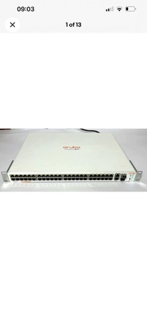 HP ARUBA  J808A / JL808-6001 Instant on 1960  48 Port Gigabit Managed Switch