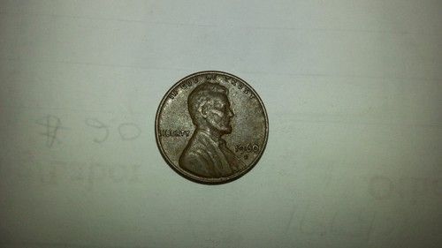 1960 Penny D mint Error on L Next to Rim Rare